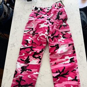 Pink Camouflage Pants